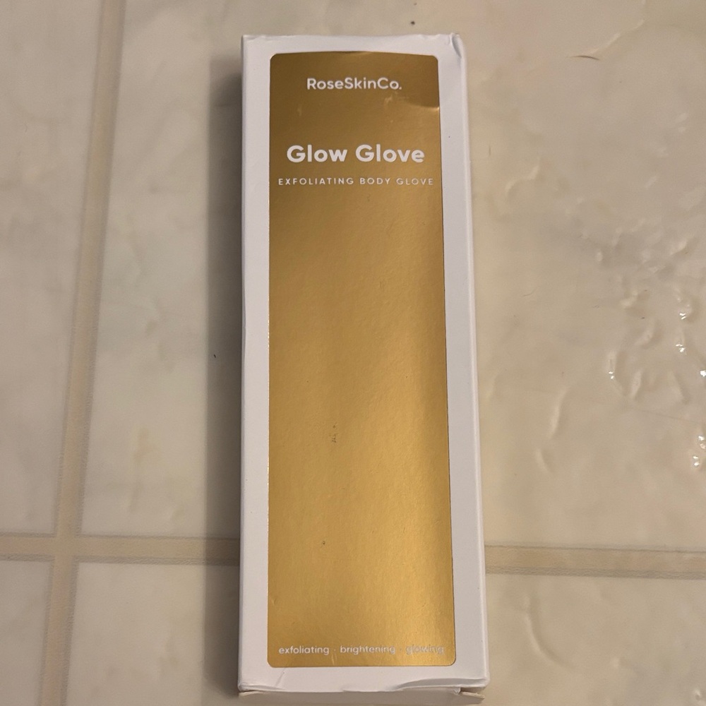 RoseSkin Glow Glove Exfoliating Body Glove - Gold